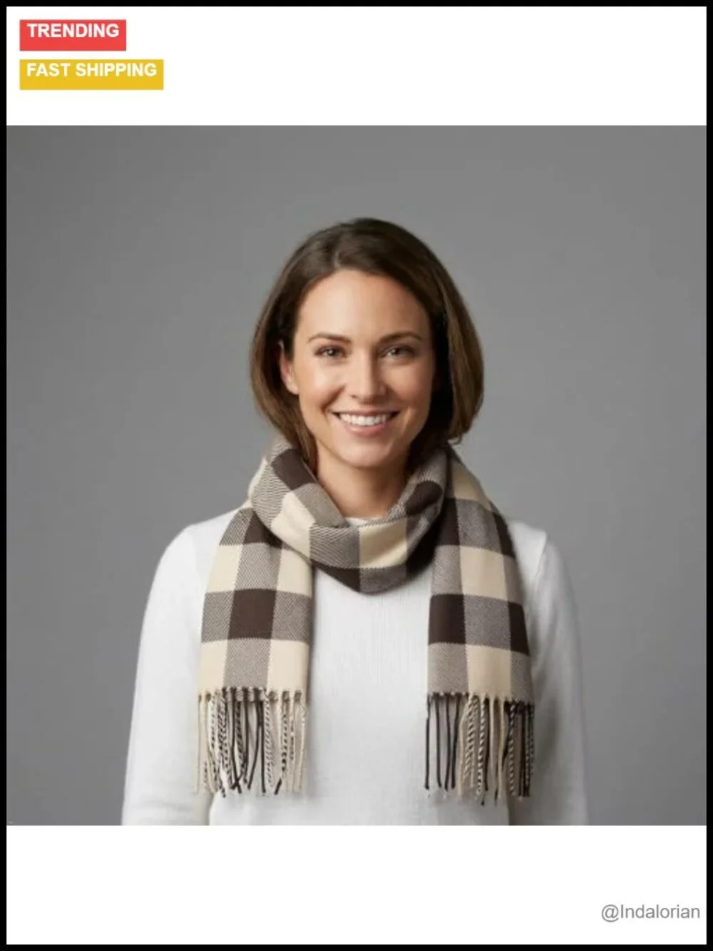 Super Soft Cashmere Feel Winter Scarf - 72x12 Inches